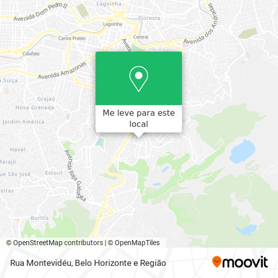 Rua Montevidéu mapa