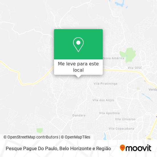 Pesque Pague Do Paulo mapa
