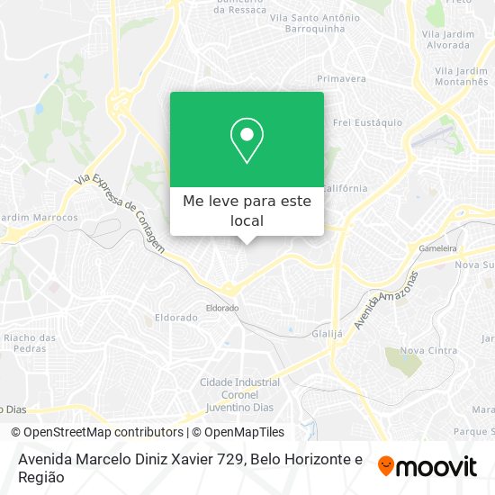 Avenida Marcelo Diniz Xavier 729 mapa