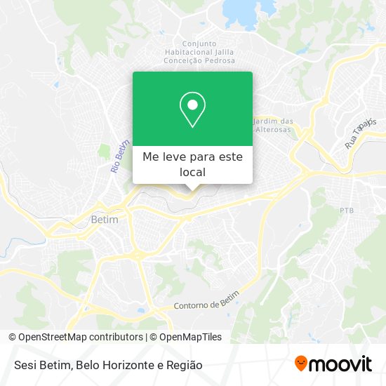 Sesi Betim mapa