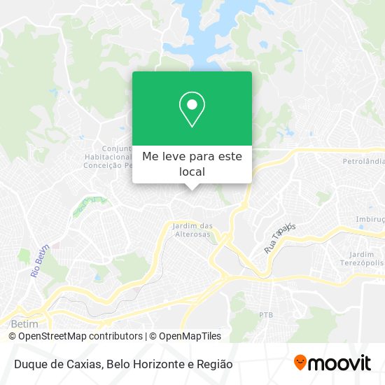 Duque de Caxias mapa