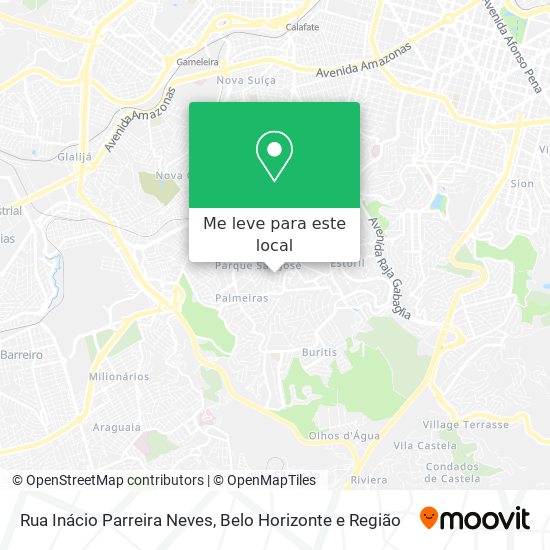 Rua Inácio Parreira Neves mapa