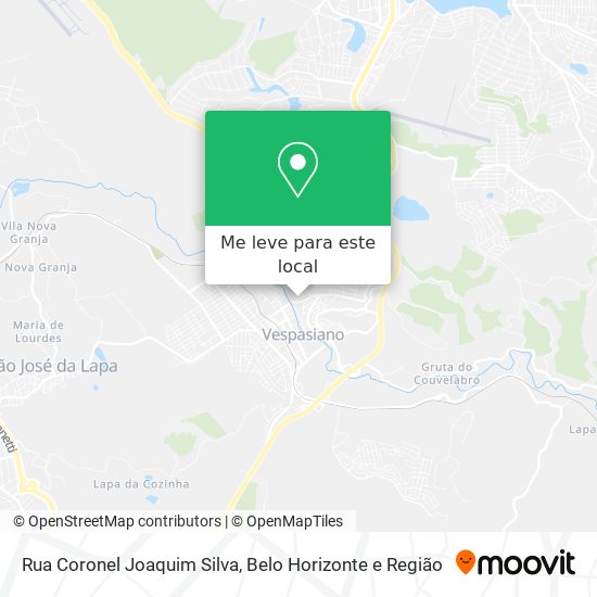 Rua Coronel Joaquim Silva mapa