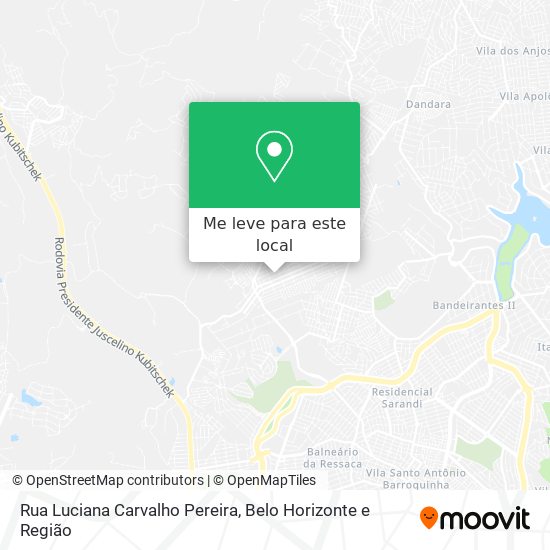 Rua Luciana Carvalho Pereira mapa