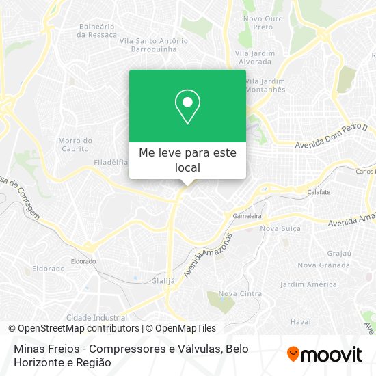 Minas Freios - Compressores e Válvulas mapa