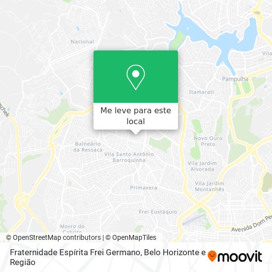 Fraternidade Espírita Frei Germano mapa