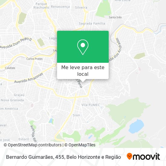 Bernardo Guimarães, 455 mapa