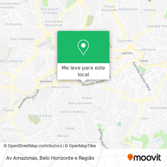 Av Amazonas mapa