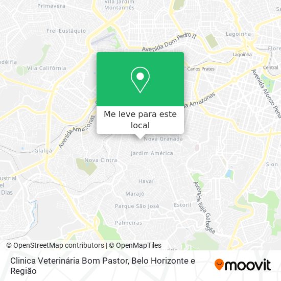 Clinica Veterinária Bom Pastor mapa