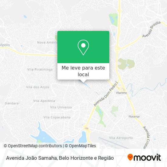 Avenida João Samaha mapa