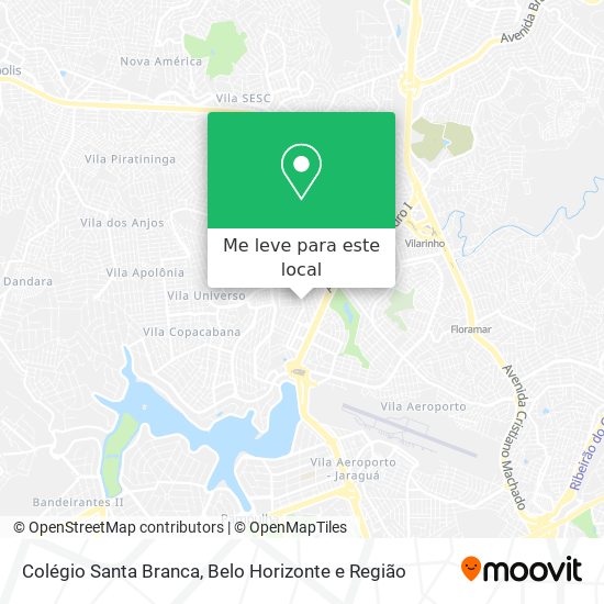 Colégio Santa Branca mapa