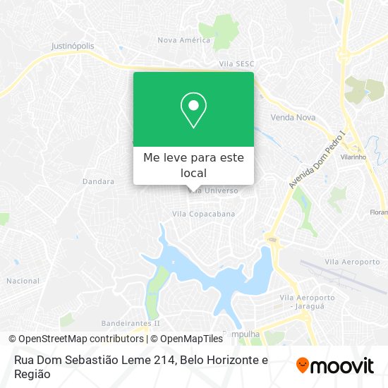 Rua Dom Sebastião Leme 214 mapa