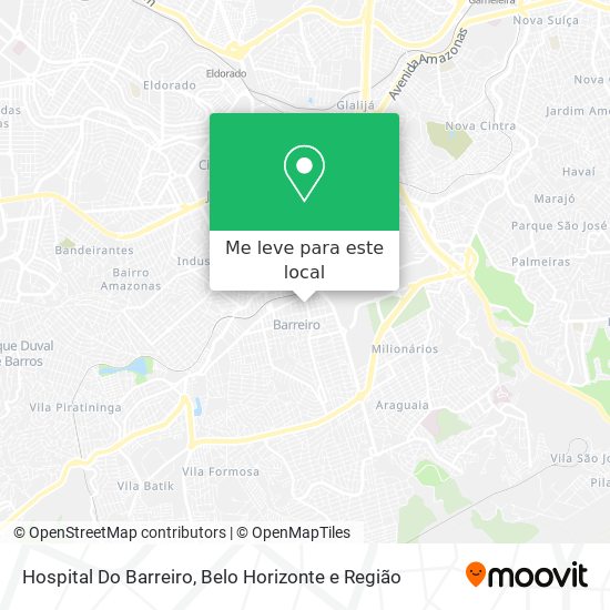 Hospital Do Barreiro mapa