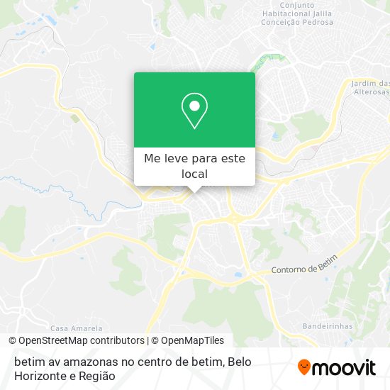 betim av amazonas no centro de betim mapa