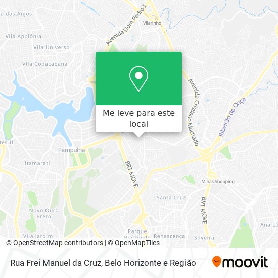 Rua Frei Manuel da Cruz mapa