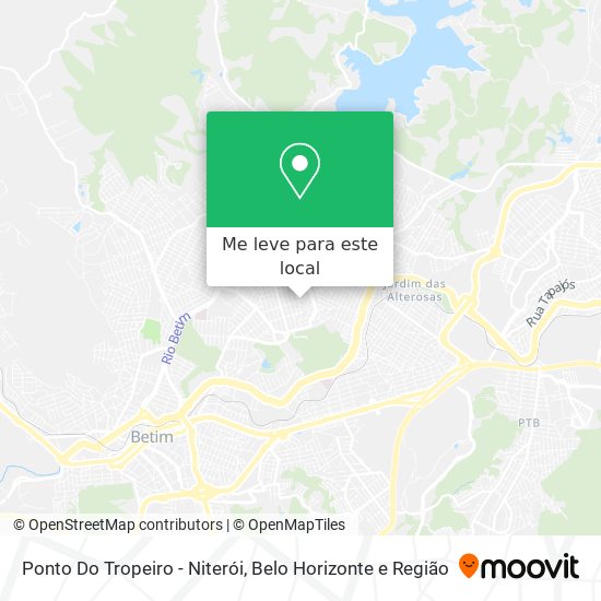 Ponto Do Tropeiro - Niterói mapa