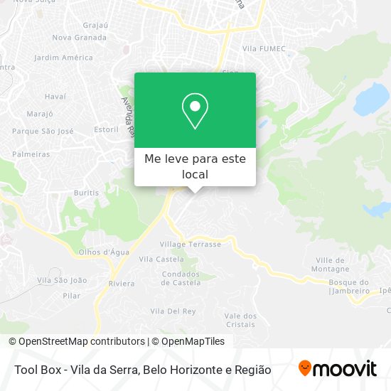 Tool Box - Vila da Serra mapa
