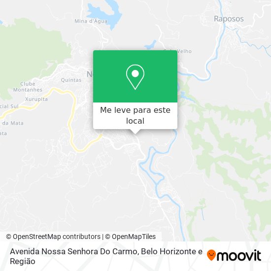 Avenida Nossa Senhora Do Carmo mapa
