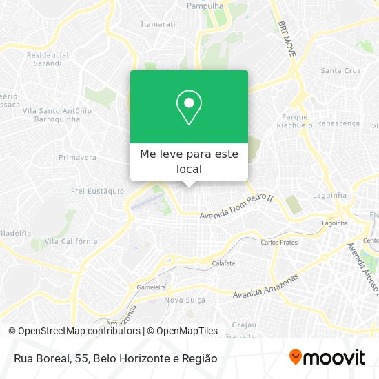 Rua Boreal, 55 mapa