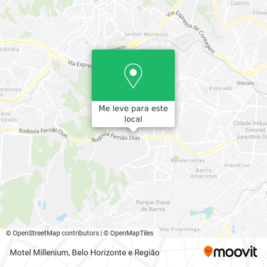 Motel Millenium mapa