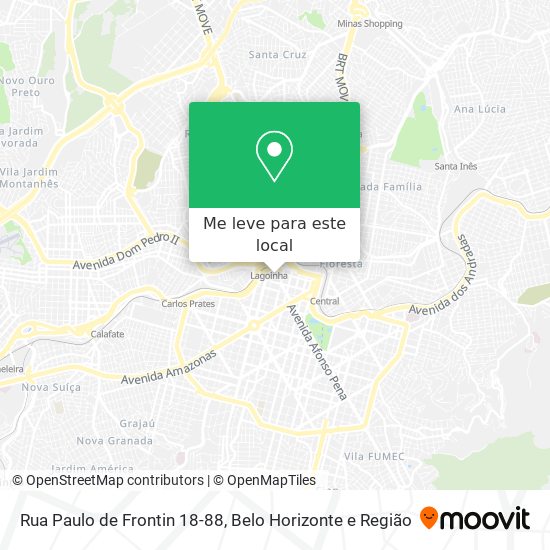 Rua Paulo de Frontin 18-88 mapa