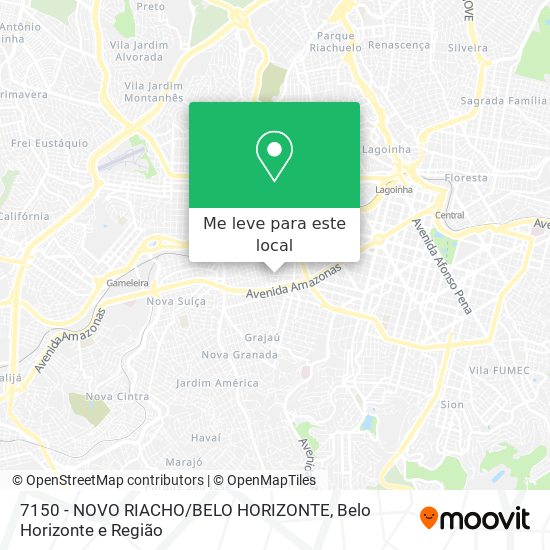 7150 - NOVO RIACHO / BELO HORIZONTE mapa