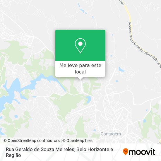 Rua Geraldo de Souza Meireles mapa