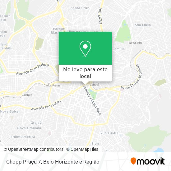 Chopp Praça 7 mapa