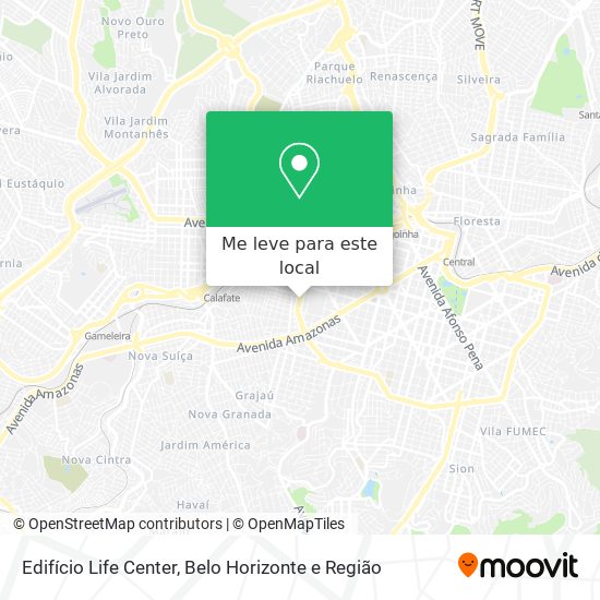 Edifício Life Center mapa