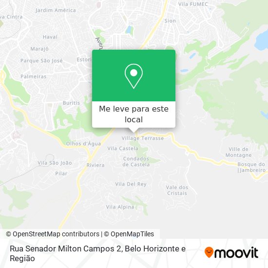 Rua Senador Milton Campos 2 mapa