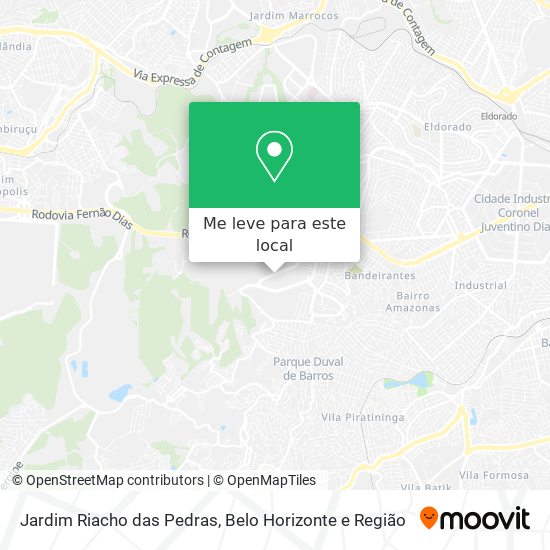 Jardim Riacho das Pedras mapa