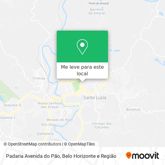 Padaria Avenida do Pão mapa