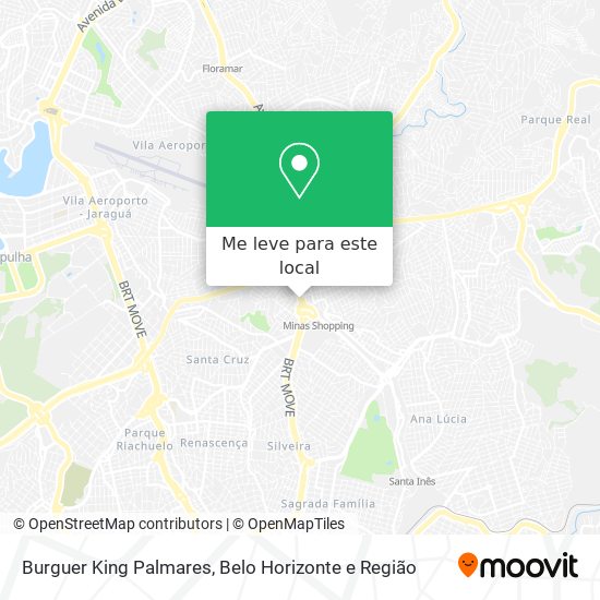 Burguer King Palmares mapa