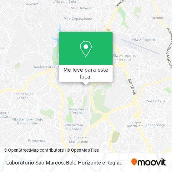 Laboratório São Marcos mapa