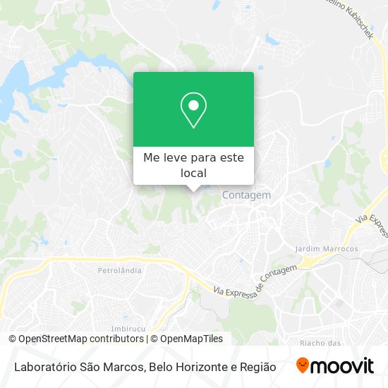 Laboratório São Marcos mapa