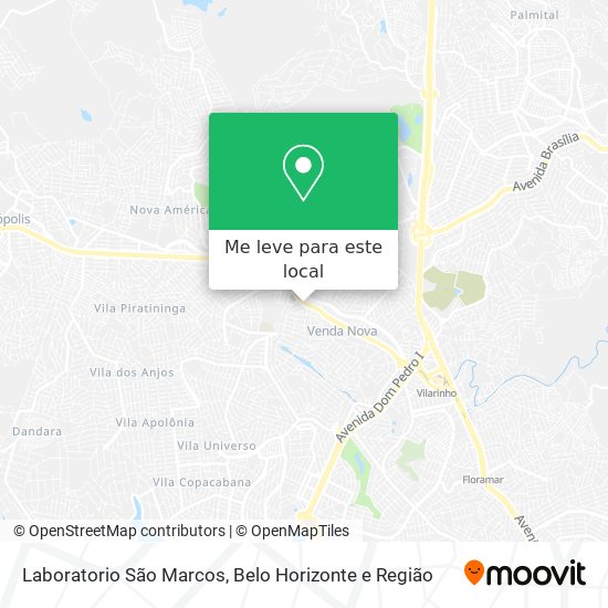 Laboratorio São Marcos mapa