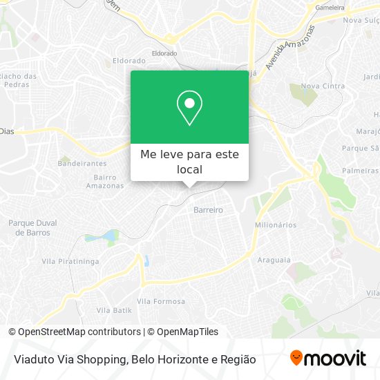 Viaduto Via Shopping mapa