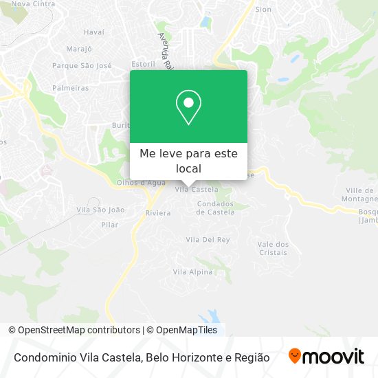 Condominio Vila Castela mapa