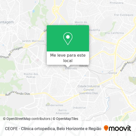 CEOFE - Clínica ortopedica mapa