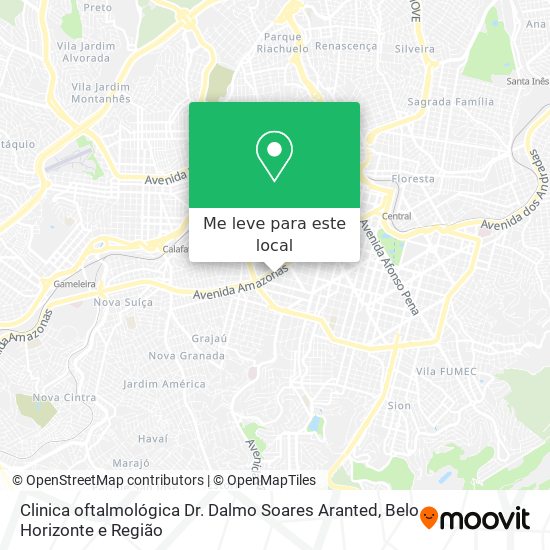 Clinica oftalmológica Dr. Dalmo Soares Aranted mapa