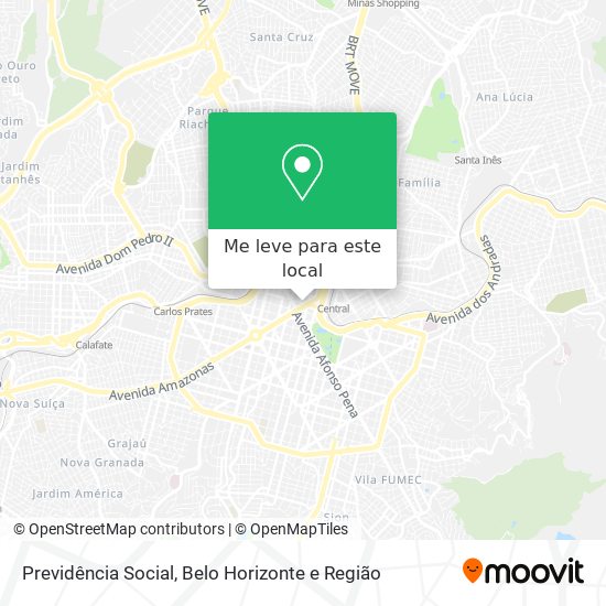Previdência Social mapa