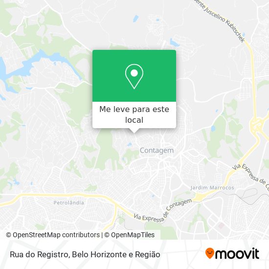 Rua do Registro mapa