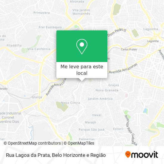 Rua Lagoa da Prata mapa