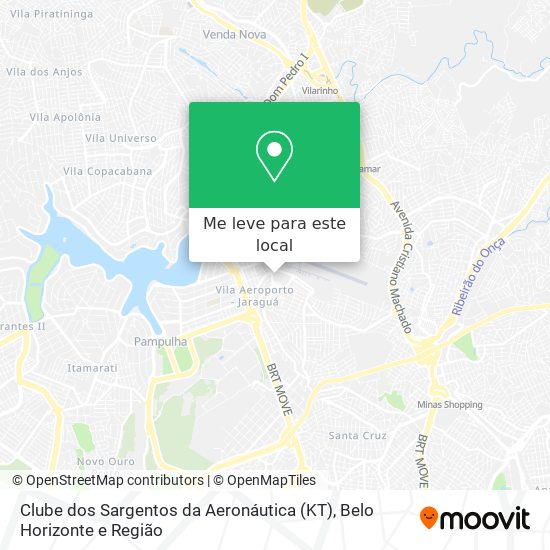 Clube dos Sargentos da Aeronáutica (KT) mapa