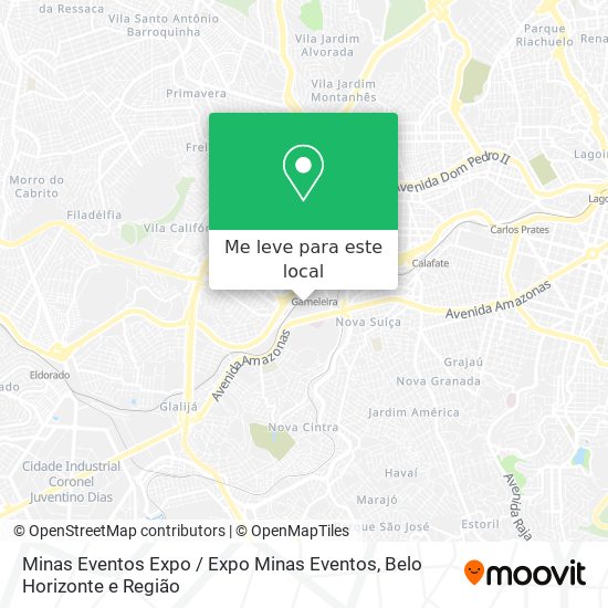 Minas Eventos Expo / Expo Minas Eventos mapa