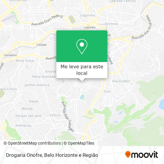 Drogaria Onofre mapa