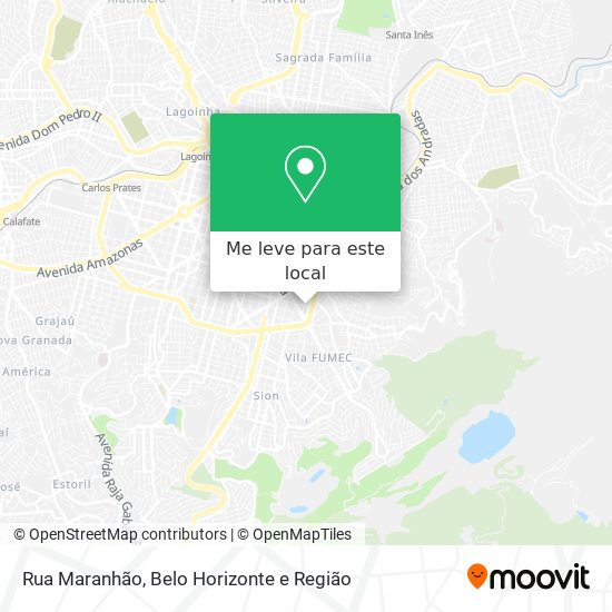 Rua Maranhão mapa