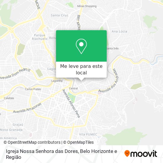 Igreja Nossa Senhora das Dores mapa