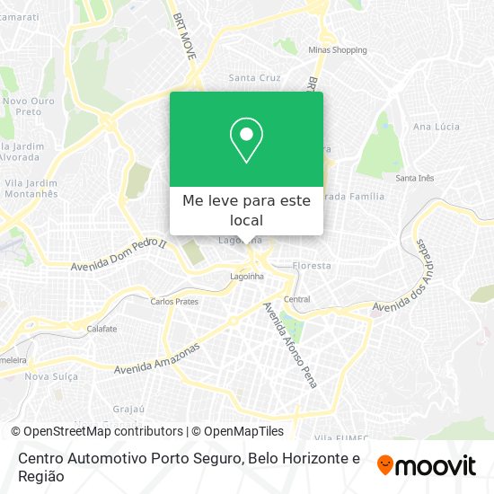 Centro Automotivo Porto Seguro mapa