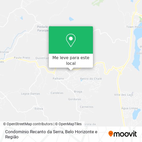 Condomínio Recanto da Serra mapa